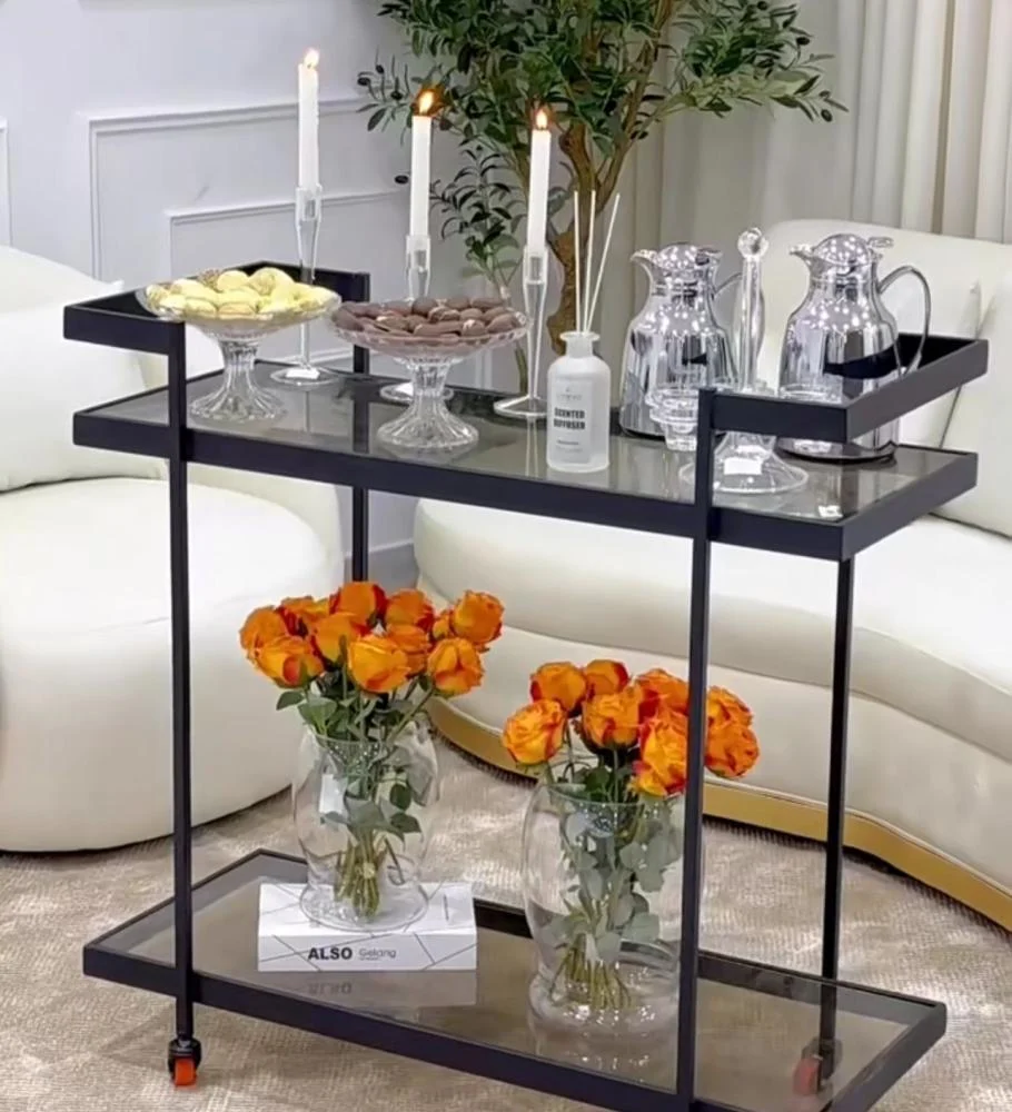 عربية تقديم 2 دور سطح زجاج - الصورة 2