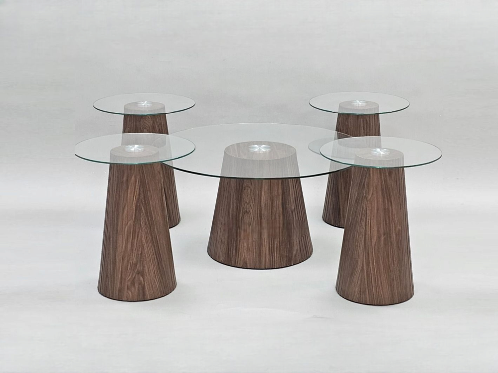 طقم طاولات مجلس 5 قطع - الصورة 3