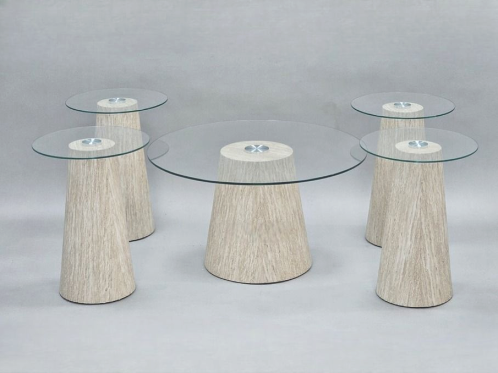 طقم طاولات مجلس 5 قطع - الصورة 5