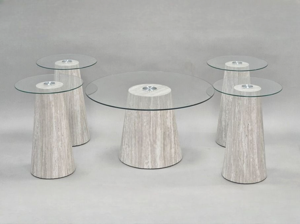 طقم طاولات مجلس 5 قطع - الصورة 6